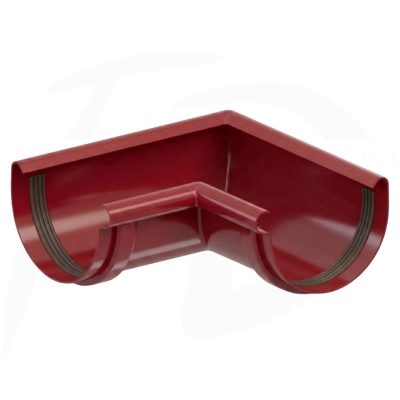 Narożnik wewnętrzny 90° PVC ⌀ 130 firmy KROP kolor czerwony